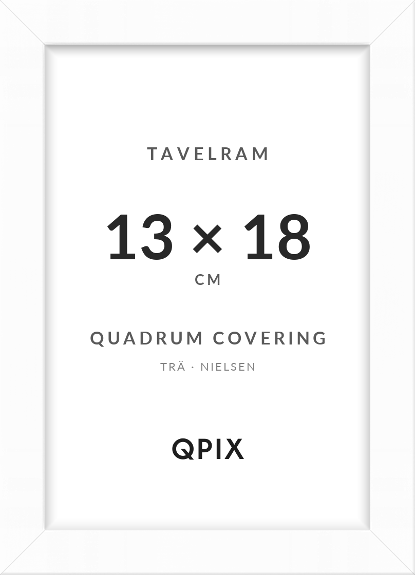 Quadrum Vit täckande 13×18