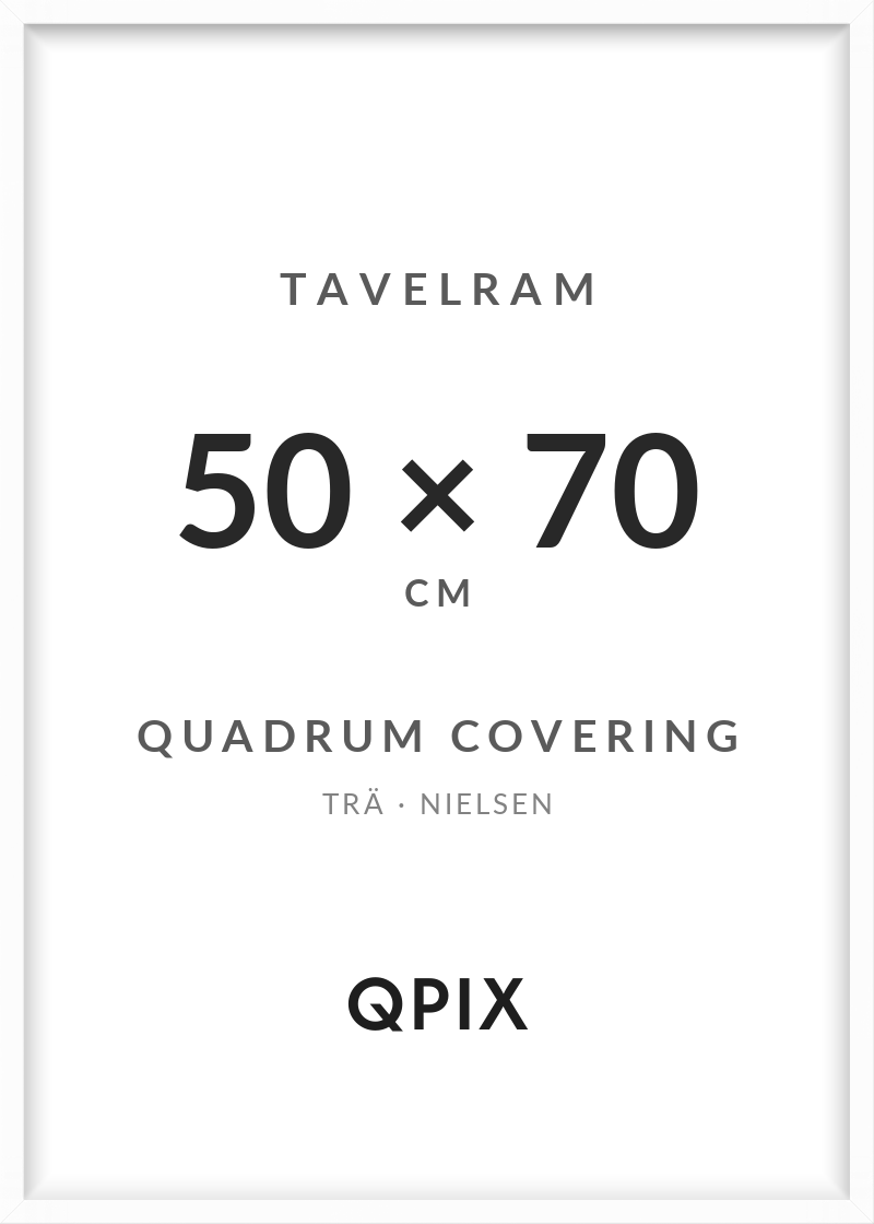Quadrum Vit täckande 50×70